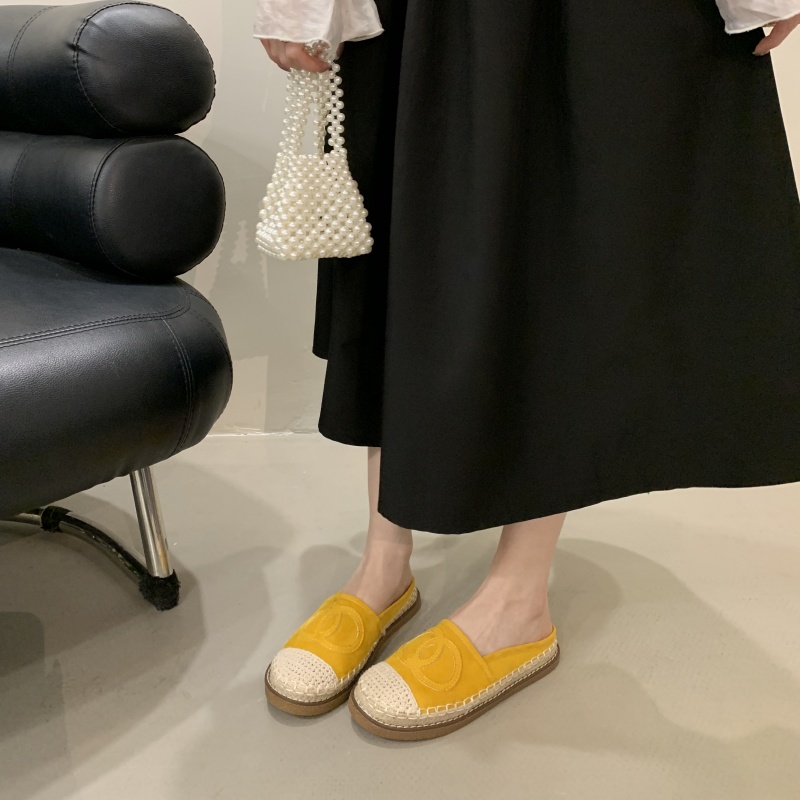 1743315954814_296825.jpg Fengda Women's Casual Mule Slippers Flat Loafers Slip-On Solid Color