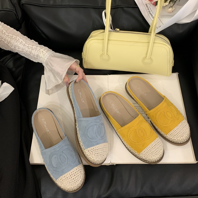 1743315960885_869134.jpg Fengda Women's Casual Mule Slippers Flat Loafers Slip-On Solid Color