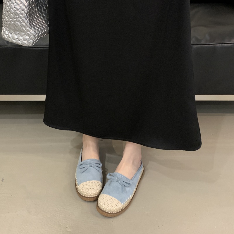 Baotou Half Slippers Women Summer 2025 New Style Lazy Mules One Step Fisherman Shoes