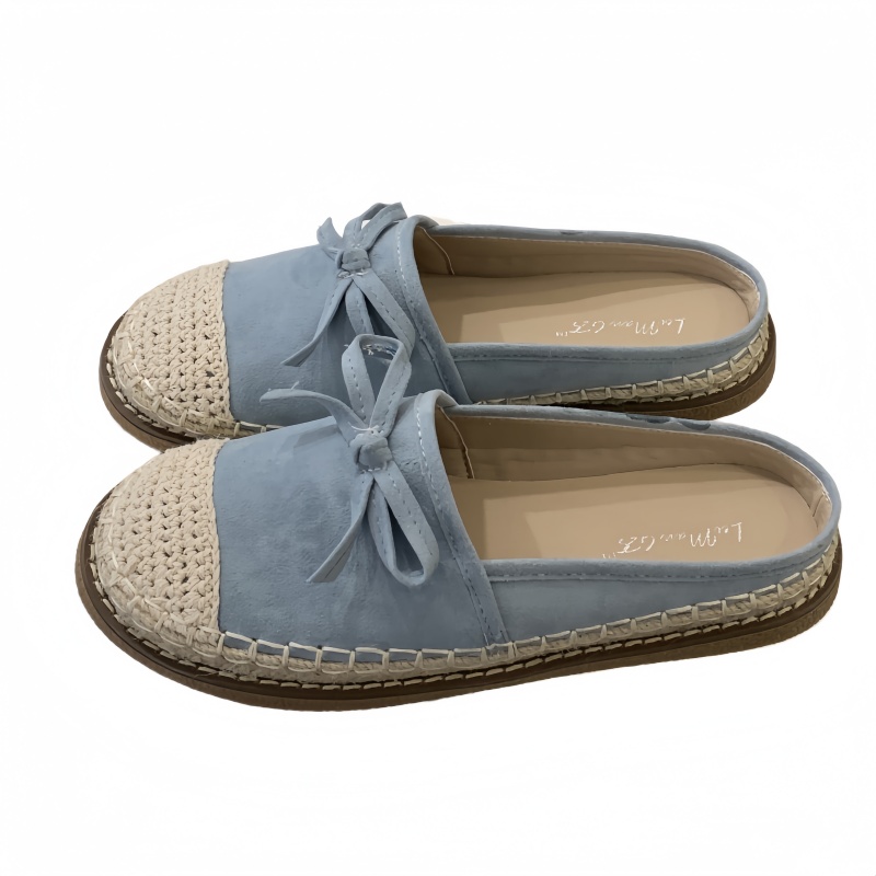 Baotou Half Slippers Women Summer 2025 New Style Lazy Mules One Step Fisherman Shoes