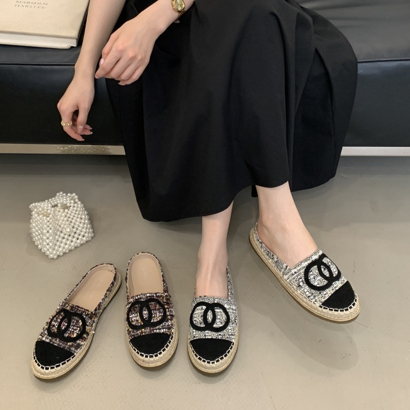 Women's Fisherman Shoes 2025 New Style Chunky Sole Slip-On Mules with Closed Toe