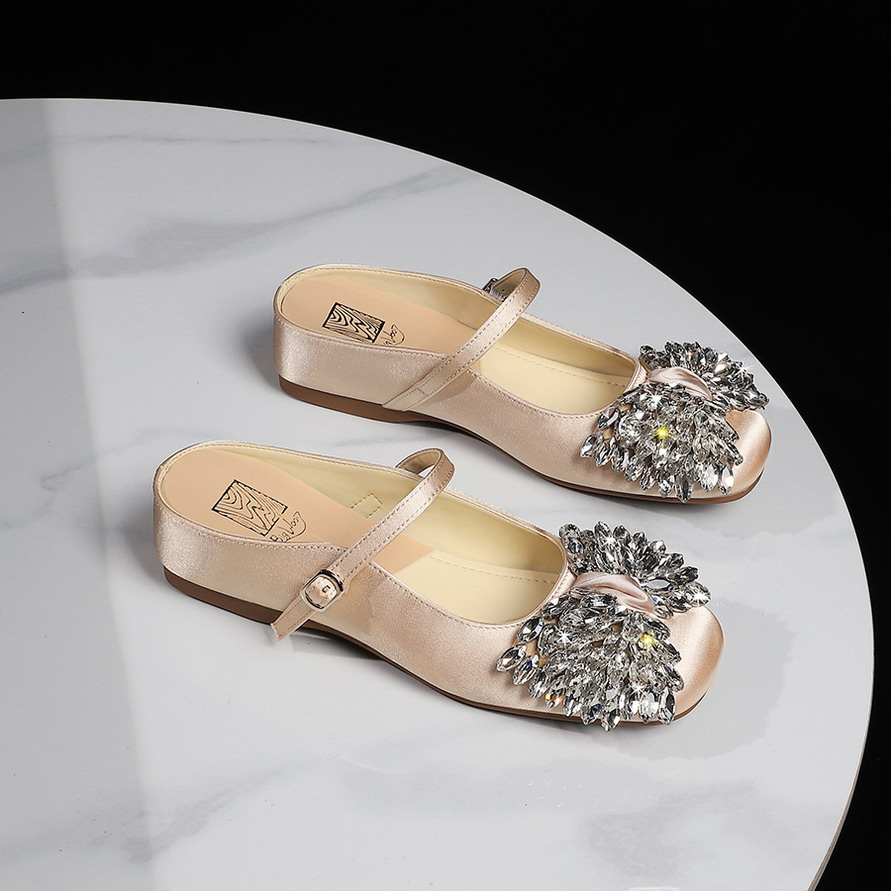 1783663930830_OxJdbp.jpg French Rhinestone Bow Satin Square Toe Comfortable Slippers for Women